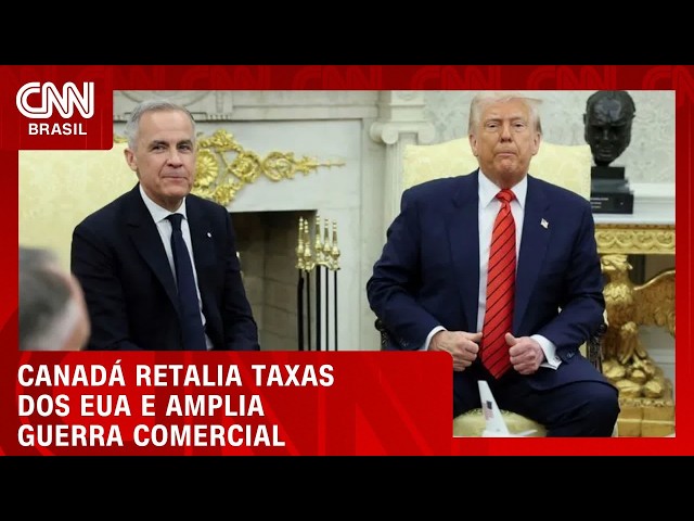 Canadá x EUA: nova guerra comercial ameaça impactar eleições para Trump | CNN NOVO DIA