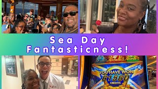 Sea Day #1 - Carnival Vista - So Much Going On!! Bar Crawl, Motown Party, More Drinking!