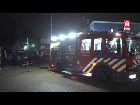 Brand bij CleanLease in Koudekerk aan den Rijn