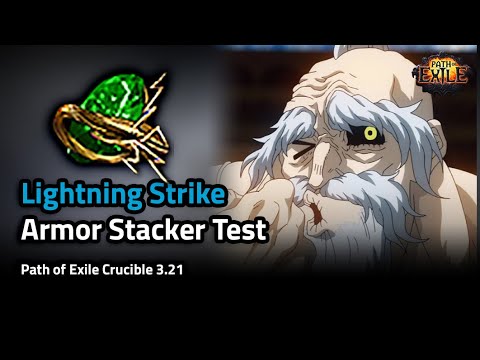 Swapping over to Lightning Strike Armor Stacker with vengeant cascade! - Path of Exile Crucible 3.21