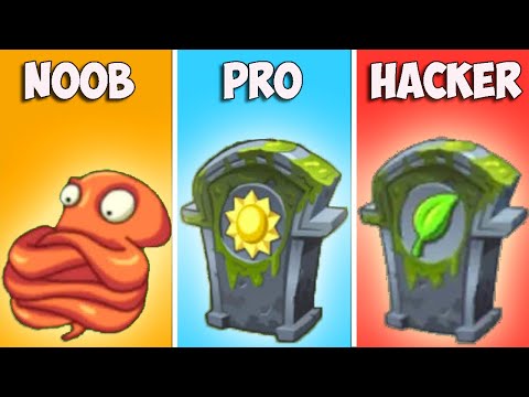 PvZ 2 All Plants Battlez Vs Gravestone NOOB - PRO - HACKER  Who Will Win?
