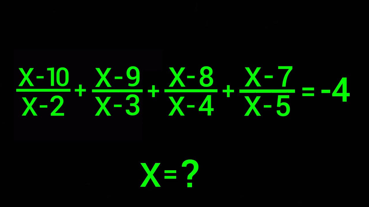 Math Olympiad | A Nice Algebra problem | How to solve for X in this problem ?