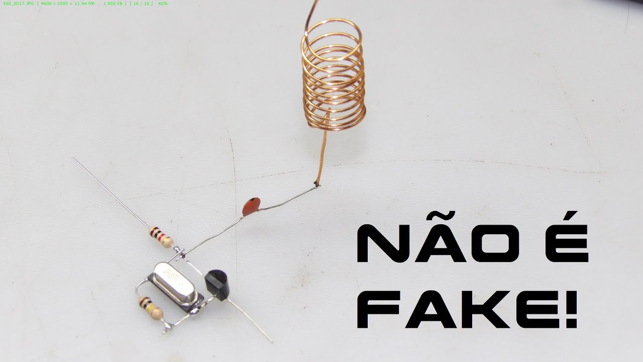 Construa Um Gerador de Sinal com 5 Componentes! Veja o que esse treco é capaz!