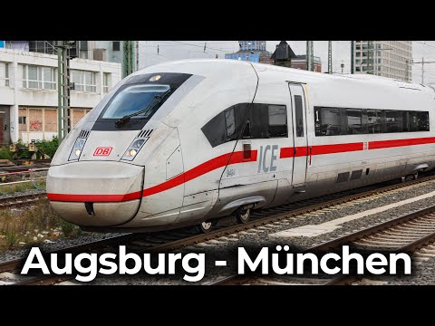 Im ICE 4 durch Bayern! | Führerstandsmitfahrt: Augsburg - München | ICE 701 – Magistrale für Europa