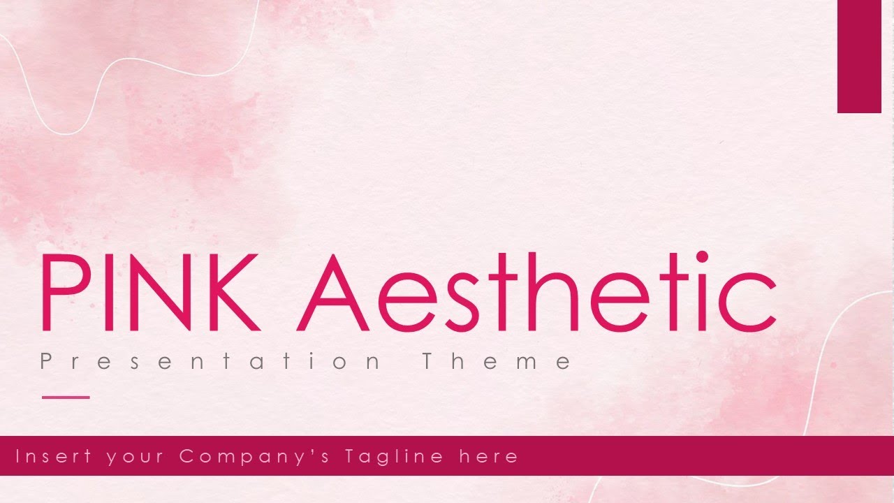 Pink Aesthetic Theme Animated PowerPoint Slides