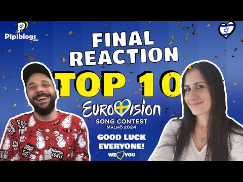 Eurovision 2024 Top 10 - עשרת הגדולים של פיפיבלוגס לאירוויזיון 2024