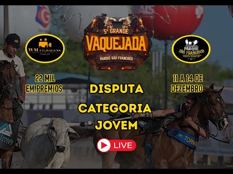 VAQUEJADA AO VIVO - 5° GRANDE VAQUEJADA DO PARQUE SAO FRANCISCO EM SANTA ROSINHA PEDRO DO ROSARIO-MA