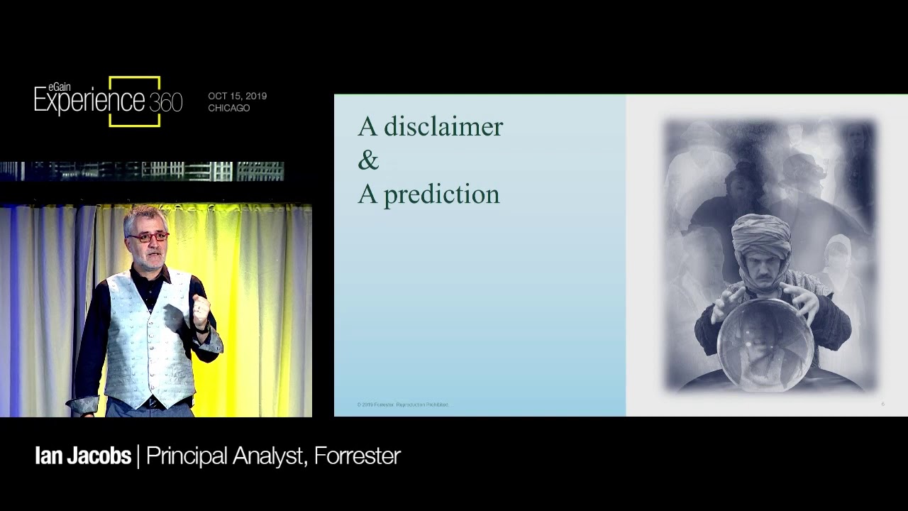 Ian Jacobs, Forrester on the contact center of the future - YouTube