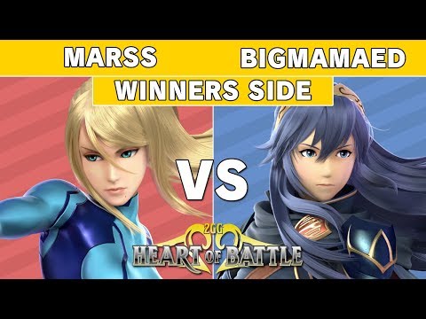 Heart of Battle - Marss (Zero Suit Samus) vs BigMamaEd (Lucina) Winners - Smash Ultimate