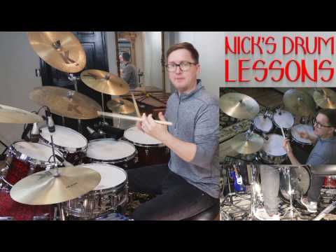 Rudiment Combo #8 - Shuffled Single Stroke Roll and 8th Triplet RRL - Nick's Drum Lessons