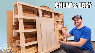 Mobile Wood Storage Cart Thats EASY on the Wallet