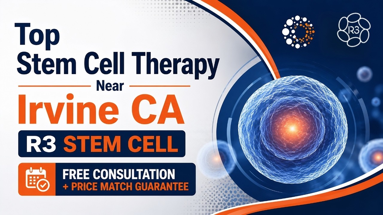Top Stem Cell Therapy Near Irvine CA | R3 Stem Cell | Free Consultation + Price Match Guarantee