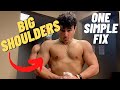 Do THIS to GROW SHOULDERS | GROWING BIG SHOULDERS W/ 21 YEAR OLD NATURAL BODYBUILDER HALK
