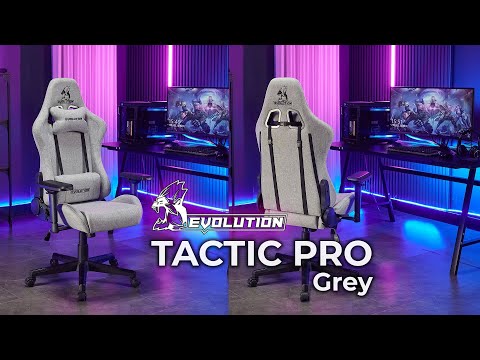 Игровое кресло EVOLUTION TACTIC PRO Grey