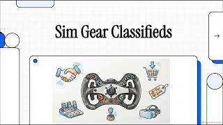 Introduction to Sim Gear Classifieds for first time Sellers