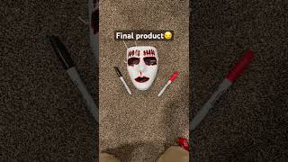 DIY Joey Jordison slipknot mask  #shorts #masks #slipknot