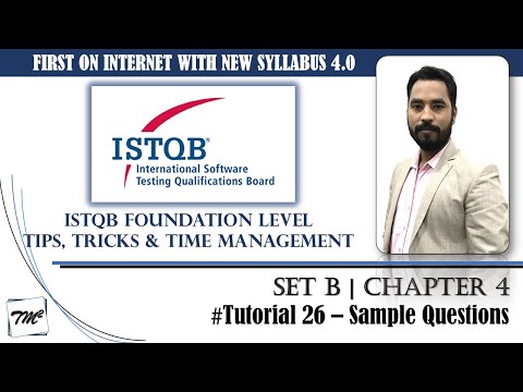 ISTQB Foundation Level Sample Questions SET A Tutorial 1 Chapter 1 ISTQB Mock Questions