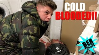 We found a dead body in our freezer! PRANK!