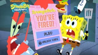 SpongeBob You're Fired Gameplay (Browsers game)