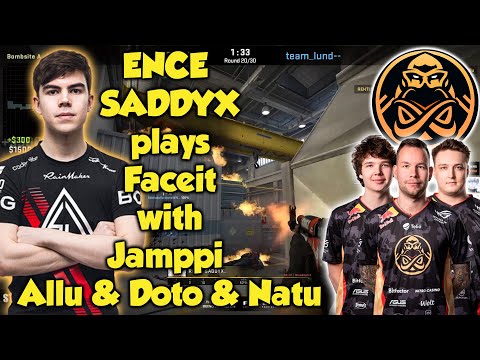 ENCE SADDYX on FIRE at Faceit with Allu & Jamppi & DOTO & Natu