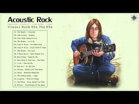 Acoustic Classic Rock 60s 70s 80s | Classic Rock Greatest Hits Playlist