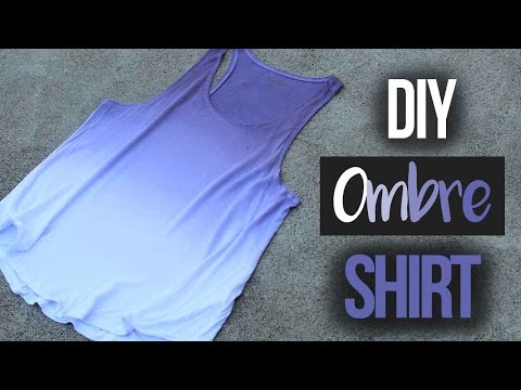 How to Ombré Dye a Shirt Video