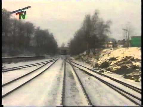 Führerstandsmitfahrt von Hof Hbf bis zum Vogelherd