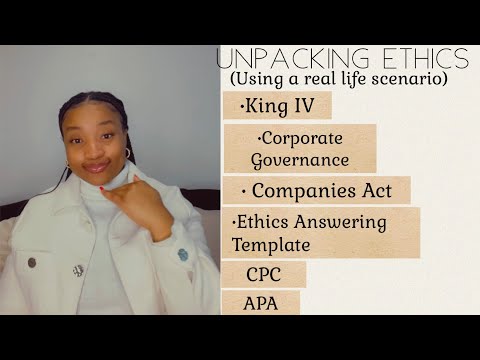 APC Exam | Ethics Part 2 | Ethical considerations | Ethics Template Breakdown | SAICA APC Board Exam