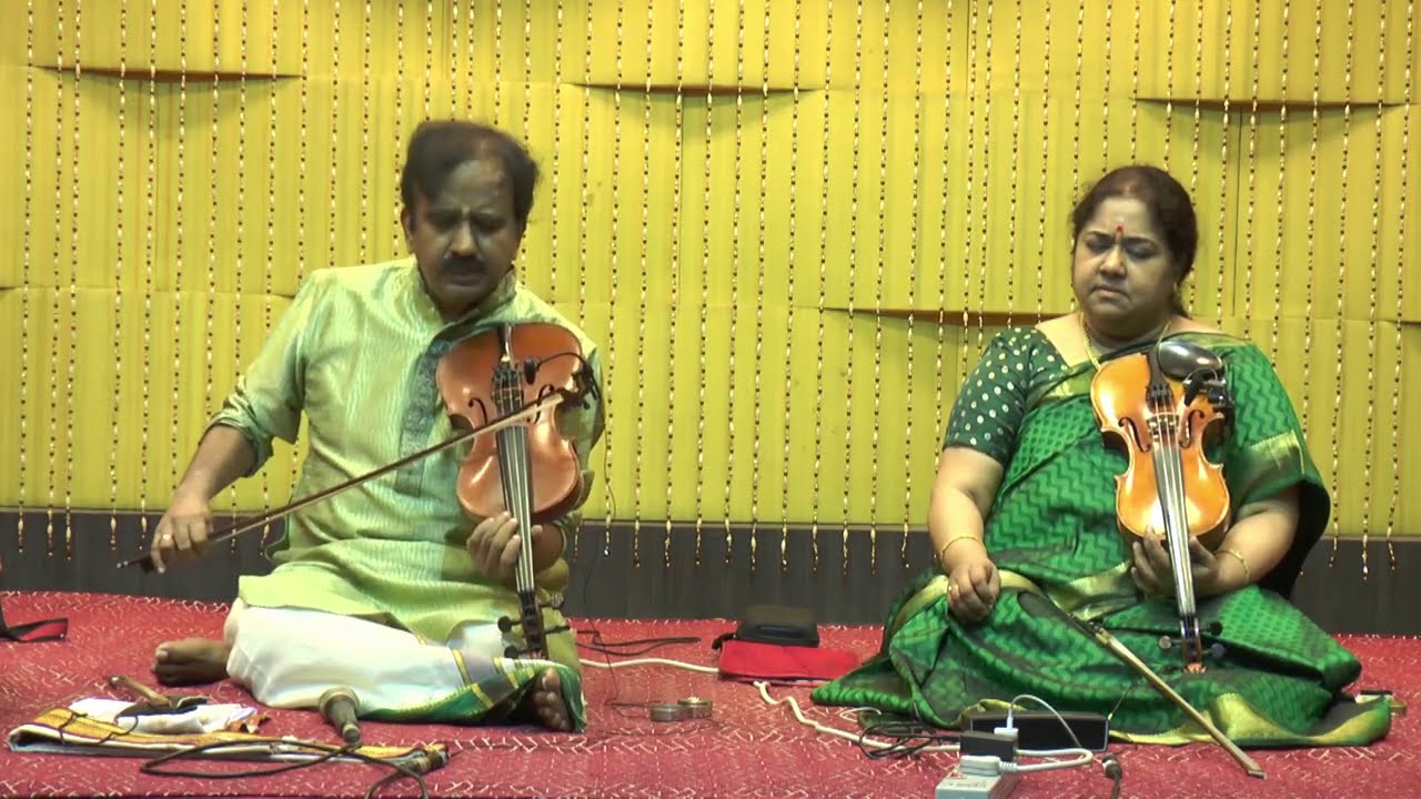 MADHURADHWANI Violin Duet by Lalgudi GJR Krishnan & Lalgudi Vijayalakshmi