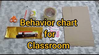 DIY Behavior chart|HOW to create a reward chart for classroom or home.#autism #behaviormodification