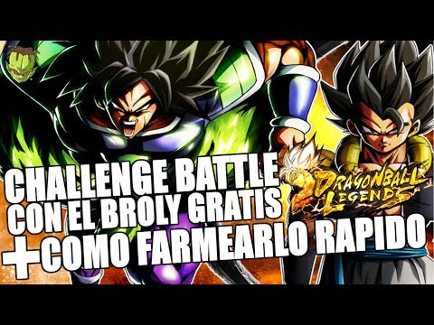 CHALLENGE BATTLE con BROLY F2P y COMO FARMEARLO RAPIDO! | Dragon Ball Legends en Español