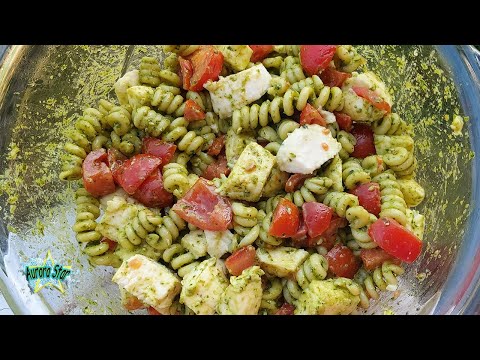 Ricetta: insalata di pasta fredda con pesto