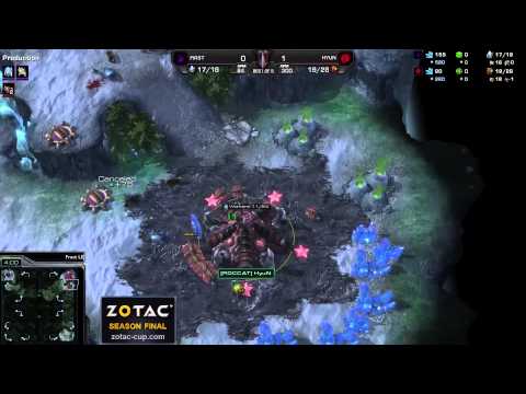 Hyun vs. First - Game 2 - ZOTAC Season Finals - StarCraft 2