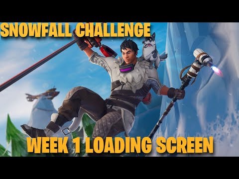 Season 7 Week 1 Hidden Battle Star Location | Snowfall Challenge | Fortnite Battle Royale
