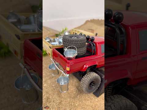 TOYOTA Land Cruiser MN82 vs Hilux WPL C64-1 Challenge #rc #rccar #foryou #automobile #shorts #viral