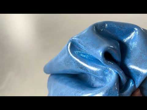 METALLIC BLUE COWLEATHER 5781