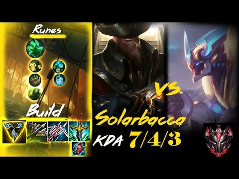 [ Solarbacca ] Gangplank vs Wukong Top -  Season 11 - Grandmaster 449 LP