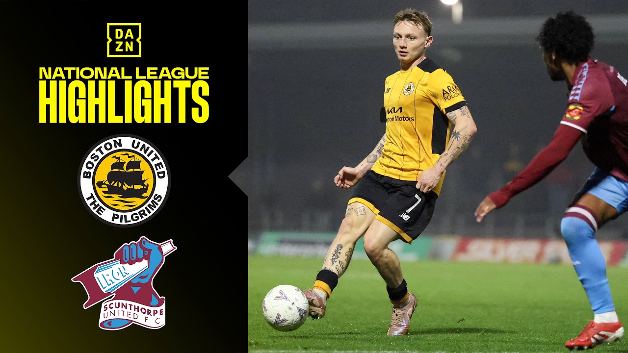 HUGE DERBY MATCH 💥 | Boston United vs. Scunthorpe United | National League HIGHLIGHTS