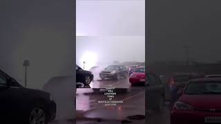 Caught on Camera! Strange Orb Flies Through Parking Lot #creatorsearchinsights #ufo #lightning #ufo