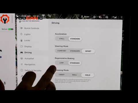 Tesla: How to Adjust Driving Settings