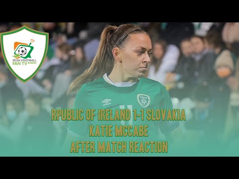 Republic of Ireland v Slovakia | FIFA World Cup Qualifier | Katie McCabe