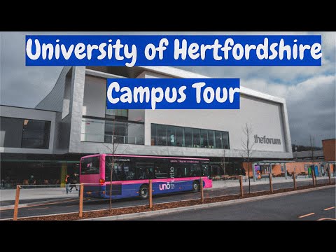 University of Hertfordshire (College Lane Campus) Tour - Student Accommodation, Buildings, Library.