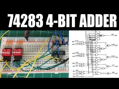 Tutorial | Building the 74283 74HC283 4 BIT ADDER