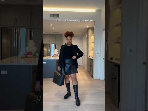 DO THIS WHEN YOU’RE STUCK | EASY Fall Winter MONOCHROMIC OOTD #86ambrosia #grwm #capsulewardrobe