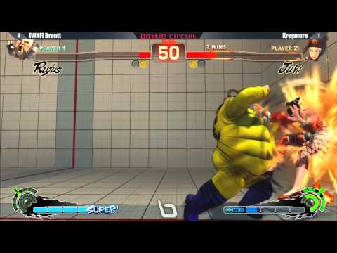 Next Level Battle Circuit 109 - USF4 - WNF Brentt (Rufus) vs Kreymore (Juri)