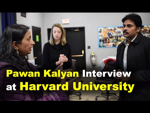 Exclusive interview with Pawan Kalyan at Harvard University