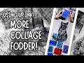 Use Your Ink Up Making More Collage Fodder With Excess Printing Ink