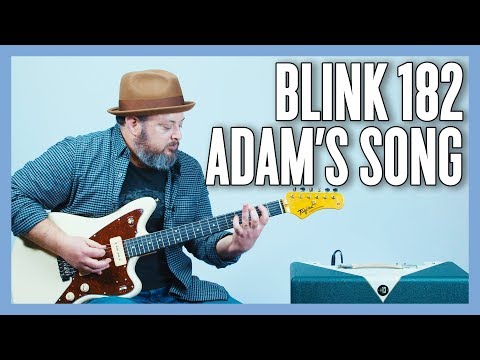 Blink 182 Adam's Song Guitar Lesson + Tutorial