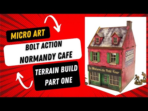 Bolt Action Normandy Cafe Terrain Build Part 1 (lower level)