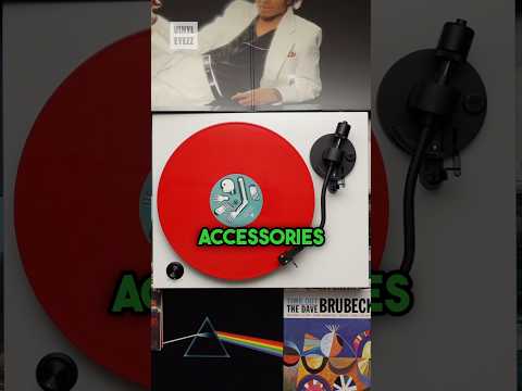 Record Player Accessories! 🎵 #shorts #recordplayer #recordplayers #turntables #turntable #vintage
